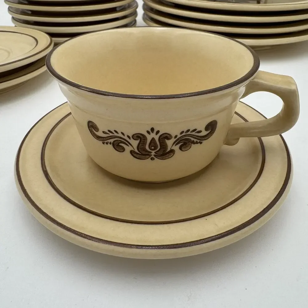 Vintage Creamer in Village Pattern Dinnerware by Pfaltzgraff